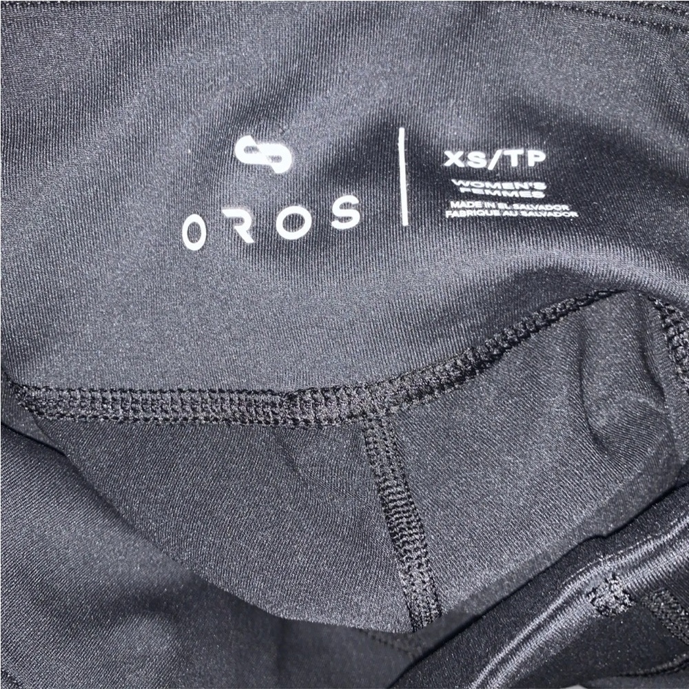 Oros Powered By Solarcore Leggings Hip Padded Women’s Size XS Black Cycling - Picture 4 of 4